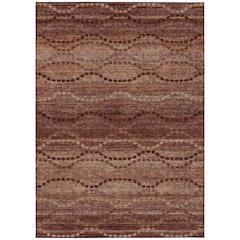 Machine Washable Indoor/Outdoor Chantille ACN2031 Paprika 8' x 10' Rug