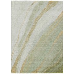 Machine Washable Indoor/Outdoor Chantille ACN2036 Sage 8' x 10' Rug