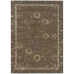 Machine Washable Indoor/Outdoor Chantille ACN2045 Chocolate 8' x 10' Rug