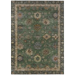 Machine Washable Indoor/Outdoor Chantille ACN2045 Fern 8' x 10' Rug