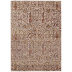 Machine Washable Indoor/Outdoor Chantille ACN2053 Terracotta 8' x 10' Rug
