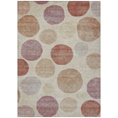 Machine Washable Indoor/Outdoor Chantille ACN2062 Salmon 8' x 10' Rug
