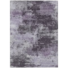 Machine Washable Indoor/Outdoor Chantille ACN2065 Purple 8' x 10' Rug