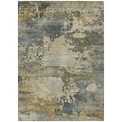Machine Washable Indoor/Outdoor Chantille ACN2067 Gray 8' x 10' Rug