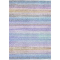 Machine Washable Indoor/Outdoor Chantille ACN2093 Lavender 8' x 10' Rug