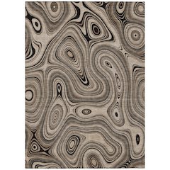 Machine Washable Indoor/Outdoor Chantille ACN2097 Beige 8' x 10' Rug