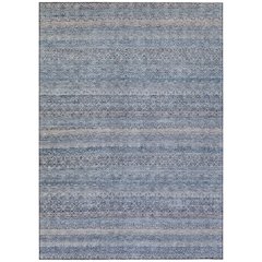 Machine Washable Indoor/Outdoor Chantille ACN2105 Blue 8' x 10' Rug
