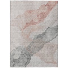 Machine Washable Indoor/Outdoor Chantille ACN2109 Salmon 8' x 10' Rug