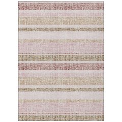 Machine Washable Indoor/Outdoor Chantille ACN2122 Pink 8' x 10' Rug
