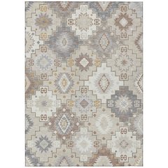 Machine Washable Indoor/Outdoor Chantille ACN2123 Ivory 8' x 10' Rug