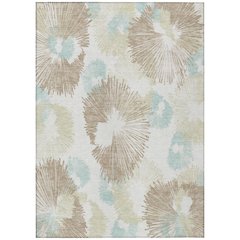 Machine Washable Indoor/Outdoor Chantille ACN2132 Mocha 8' x 10' Rug