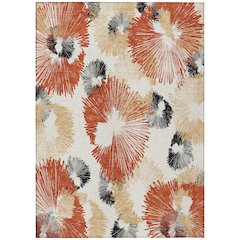Machine Washable Indoor/Outdoor Chantille ACN2132 Paprika 8' x 10' Rug