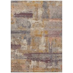 Machine Washable Indoor/Outdoor Chantille ACN2147 Rust 8' x 10' Rug
