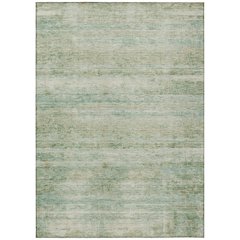 Machine Washable Indoor/Outdoor Chantille ACN2154 Green 8' x 10' Rug