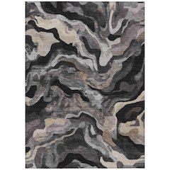 Machine Washable Indoor/Outdoor Chantille ACN2162 Granite 8' x 10' Rug