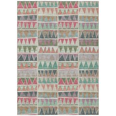Machine Washable Indoor/Outdoor Chantille ACN2205 Salmon 8' x 10' Rug