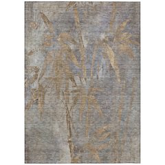 Machine Washable Indoor/Outdoor Chantille ACN2222 Brown 8' x 10' Rug