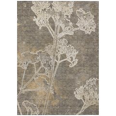 Machine Washable Indoor/Outdoor Chantille ACN2239 Brown 8' x 10' Rug