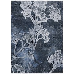 Machine Washable Indoor/Outdoor Chantille ACN2239 Blue 8' x 10' Rug