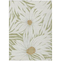 Machine Washable Indoor/Outdoor Chantille ACN2263 Green 8' x 10' Rug