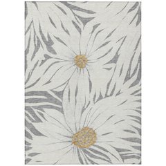 Machine Washable Indoor/Outdoor Chantille ACN2263 Gray 8' x 10' Rug
