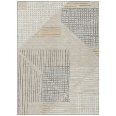 Machine Washable Indoor/Outdoor Chantille ACN2270 Brown 8' x 10' Rug