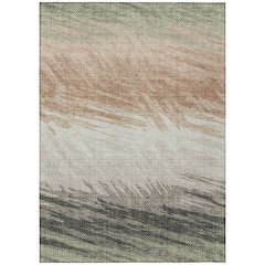 Machine Washable Indoor/Outdoor Chantille ACN2272 Green 8' x 10' Rug