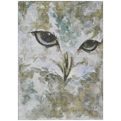 Machine Washable Indoor/Outdoor Chantille ACN2274 Brown 8' x 10' Rug