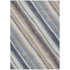 Machine Washable Indoor/Outdoor Chantille ACN2282 Blue 8' x 10' Rug