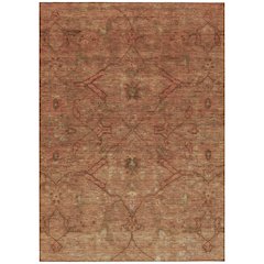 Machine Washable Indoor/Outdoor Chantille ACN2299 Orange 8' x 10' Rug