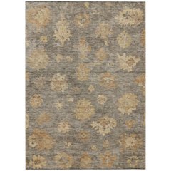 Machine Washable Indoor/Outdoor Chantille ACN2305 Brown 8' x 10' Rug