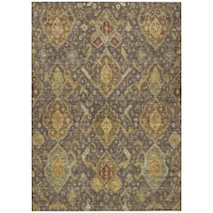 Machine Washable Indoor/Outdoor Chantille ACN2306 Brown 8' x 10' Rug