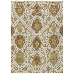 Machine Washable Indoor/Outdoor Chantille ACN2306 Ivory 8' x 10' Rug
