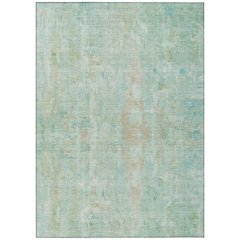 Machine Washable Indoor/Outdoor Chantille ACN2310 Teal 8' x 10' Rug