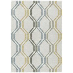 Machine Washable Indoor/Outdoor Chantille ACN2326 Ivory 8' x 10' Rug