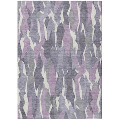 Machine Washable Indoor/Outdoor Chantille ACN2329 Purple 8' x 10' Rug
