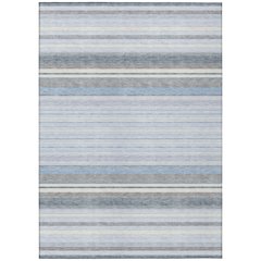 Machine Washable Indoor/Outdoor Chantille ACN2330 Blue 8' x 10' Rug