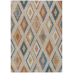 Machine Washable Indoor/Outdoor Chantille ACN2331 Brown 8' x 10' Rug