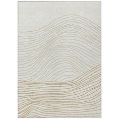 Machine Washable Indoor/Outdoor Chantille ACN2350 Ivory 8' x 10' Rug