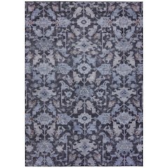 Machine Washable Indoor/Outdoor Chantille ACN2358 Blue 8' x 10' Rug