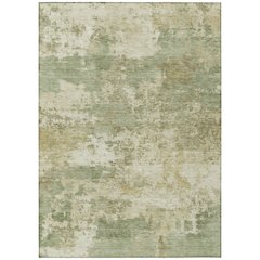 Machine Washable Indoor/Outdoor Chantille ACN2366 Green 8' x 10' Rug