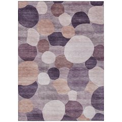 Machine Washable Indoor/Outdoor Chantille ACN2375 Purple 8' x 10' Rug