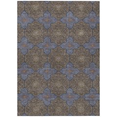 Machine Washable Indoor/Outdoor Chantille ACN2410 Brown 8' x 10' Rug