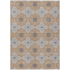 Machine Washable Indoor/Outdoor Chantille ACN2410 Orange 8' x 10' Rug