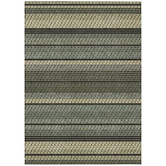 Machine Washable Indoor/Outdoor Chantille ACN2427 Green 8' x 10' Rug