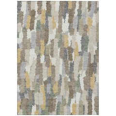 Machine Washable Indoor/Outdoor Chantille ACN2437 Ivory 8' x 10' Rug