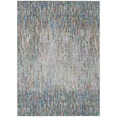 Machine Washable Indoor/Outdoor Chantille ACN2439 Green 8' x 10' Rug