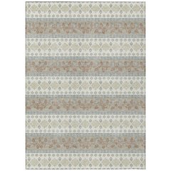 Machine Washable Indoor/Outdoor Chantille ACN2465 Ivory 8' x 10' Rug
