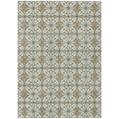 Machine Washable Indoor/Outdoor Chantille ACN2469 Ivory 8' x 10' Rug