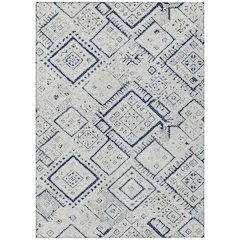 Machine Washable Indoor/Outdoor Chantille ACN2470 Ivory 8' x 10' Rug